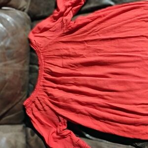 Chelsea & Theodore Vibrant Red Blouse